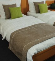 Dallas Bed Runner 65x250 cm taupe