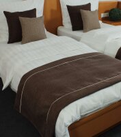 Dallas Bed Runner 65x250 cm dark brown