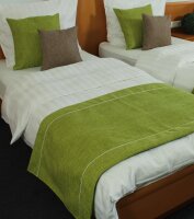 Dallas Bed Runner 65x150 cm light green