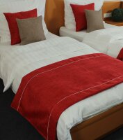 Dallas Bed Runner 65x250 cm crimson