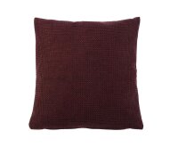 Kissenbezug Dallas, 40 x 40 cm, Bordeaux
