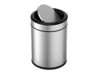 Doppelt beschichteter Abfalleimer mit Schwingdeckel