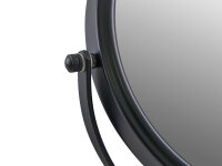 Corby Standkosmetikspiegel 5 Vergrößerung, schwenkbar, schwarz matt