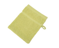 Hotel Frottierserie Sylt, Waschhandschuh, Limone, 16 x 21 cm, 440g/m²