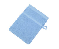 Hotel Frottierserie Sylt, Waschhandschuh, Taubenblau, 16 x 21 cm, 440g/m²