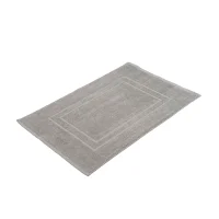 Hotel Frottierserie Sylt, Badevorleger, Silber, 50 x 70...