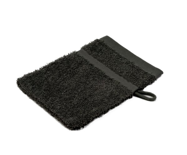 Hotel Frottierserie Sylt, Waschhandschuh, Anthrazit, 16 x 21 cm, 440g/m²