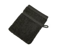 Hotel Frottierserie Sylt, Waschhandschuh, Anthrazit, 16 x 21 cm, 440g/m²