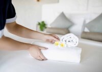 Hotel Terry Cloth Series Hamburg, Guest Towel, white, 30 x 50 cm, 400 g/m²
