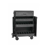 Minibar-Servicetrolley, schwarz in schwarz