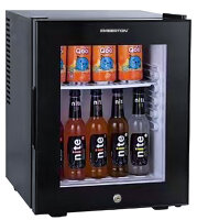 Emberton Lockable Hotel Thermoelectic Minibar Brixham 35 L with Glass Door
