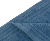 Hotel Frottierserie Hamburg, Waschlappen, Blau, 30 x 30 cm, 400g/m²