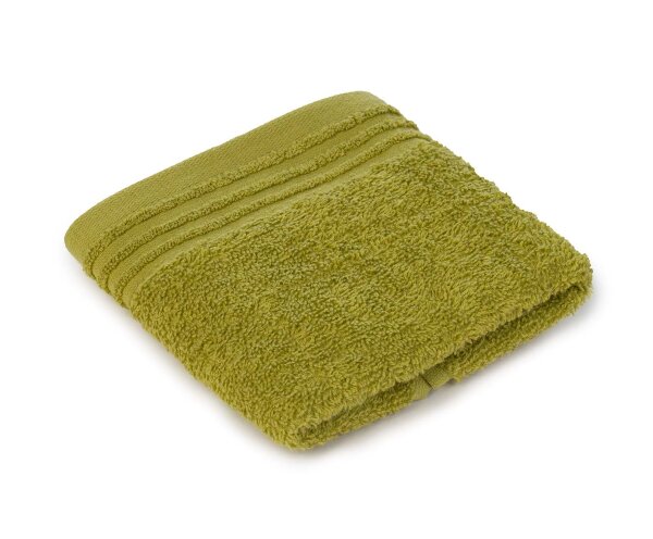 Hotel Terry Cloth Series Hamburg, Guest Towel, green, 30 x 50 cm, 400 g/m²