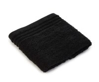 Hotel Frottierserie Hamburg, Gästetuch, Schwarz, 30...