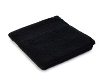 Hotel Frottierserie Hamburg, Handtuch, Schwarz, 50 x 100...