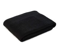Hotel Frottierserie Hamburg, Badetuch, Schwarz, 100 x 150...