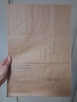 Paper Laundry Bag from Care About Earth Collection