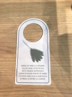 Türanhänger "Bitte nicht stören"