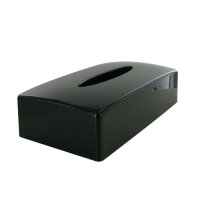 Rectangular Tissue Box Dispenser – Black, ABS