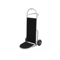 Luggage Handcart with Foldable Loading Platform, brushed...