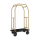 Traveller Luggage Trolley, titanium gold with black carpet