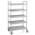 Kitchen Serving Trolley with 5 Shelves, 85 x 53 x 154 cm