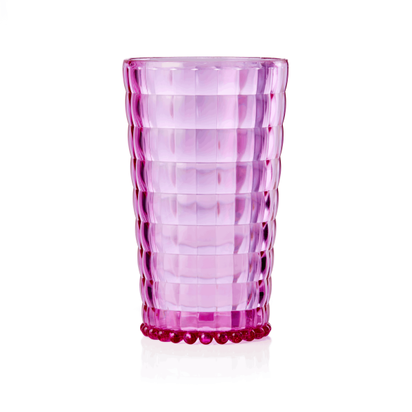 Stackable Plastic Cup 750 ml, Pink, Dishwasher Safe, Rio Series