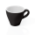 Espresso-Obertasse 90 ml aus Porzellan, Serie Italia, klassisches Schwarz-Weiß-Design