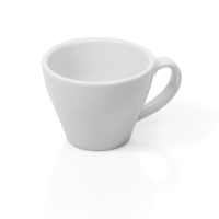 Saucer for Coffee Cup Doppio 180 ml, Italy Series, white porcelain