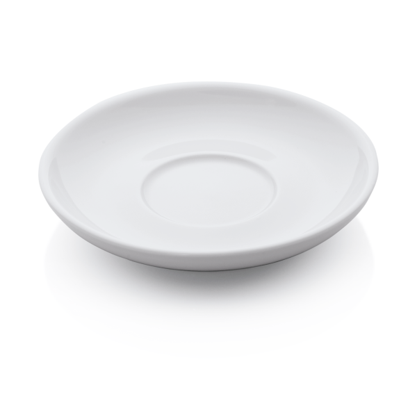 Saucer for Cappuccino Cups 200 and 280 ml, Italy Series, white porcelain