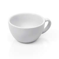 Saucer for Cappuccino Cups 200 and 280 ml, Italy Series, white porcelain